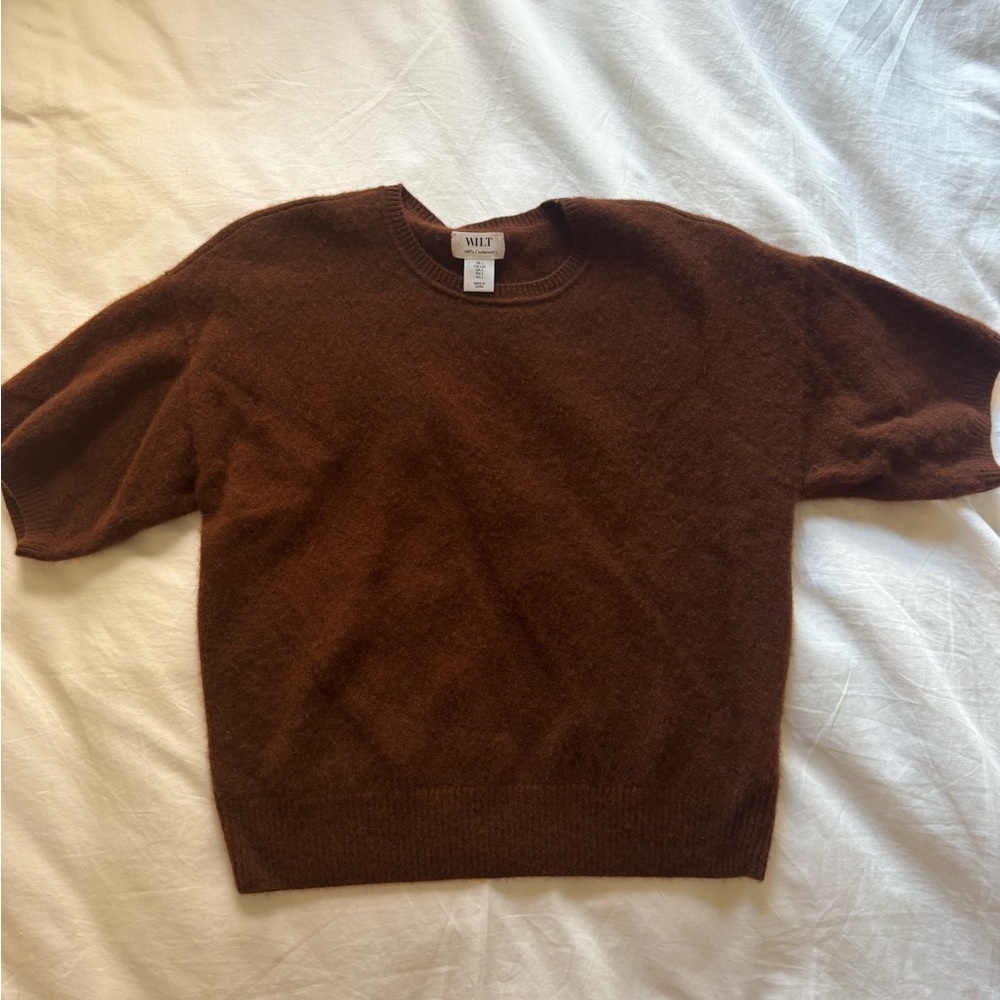 Wilt Rich Brown Cashmere Sweater